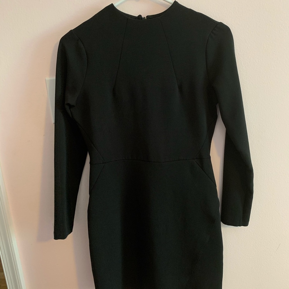 Black mini dress